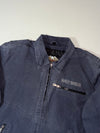 Vintage Harley-Davidson Navy Blue Canvas Biker Jacket (XL)