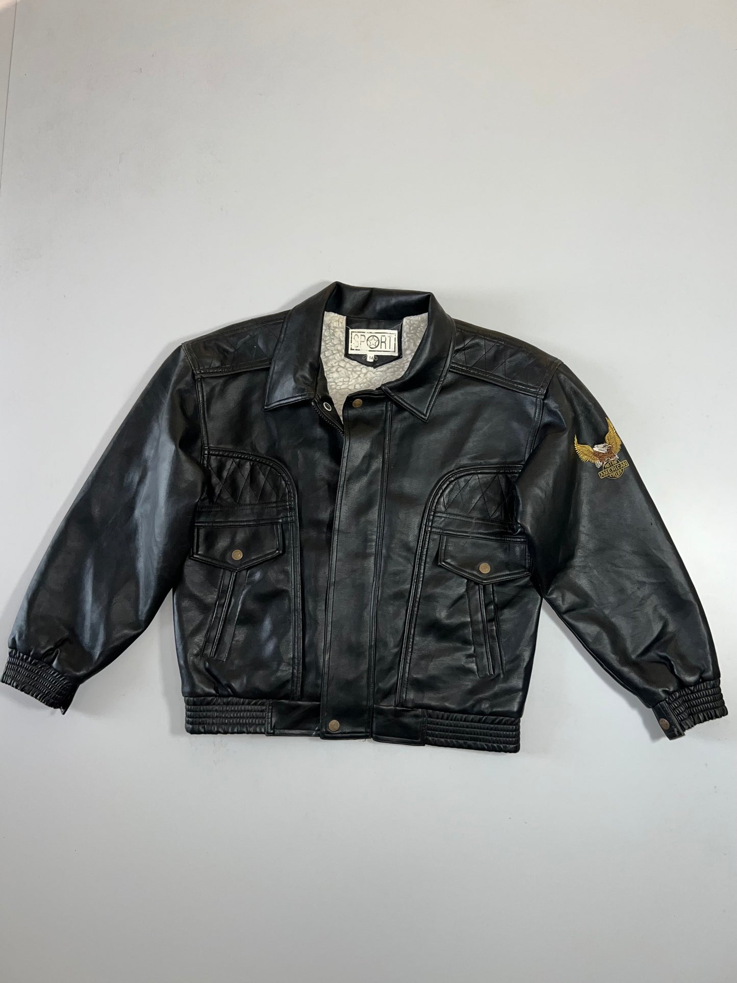 ZSuper Premium Vintage Leather Jacket (S/M)