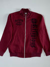 Religious 79 Gothic Graphic Track Jacket Burgundy, Size (L/M)