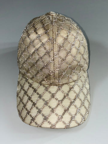Metallic Honeycomb Pattern Cap (Adjustable)