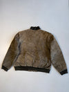 ZUltra Premium Original Pure Sued Leather Jacket (DETACHABLE ARMS) (XL)
