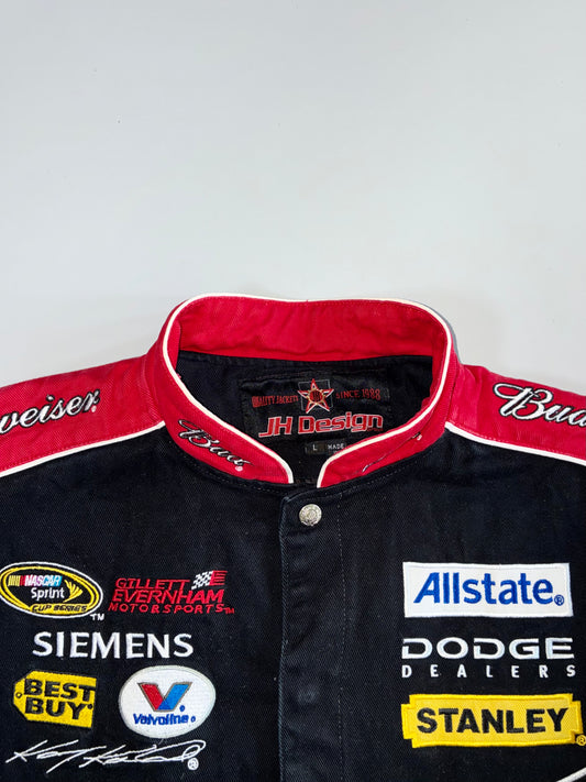 Budweiser NASCAR #9 Kasey Kahne Racing Jacket JH Design x NASCAR Budweiser Racing Jacket (L)