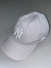 NY Yankees Cap – Grey New Era 9FORTY (Adjustable)