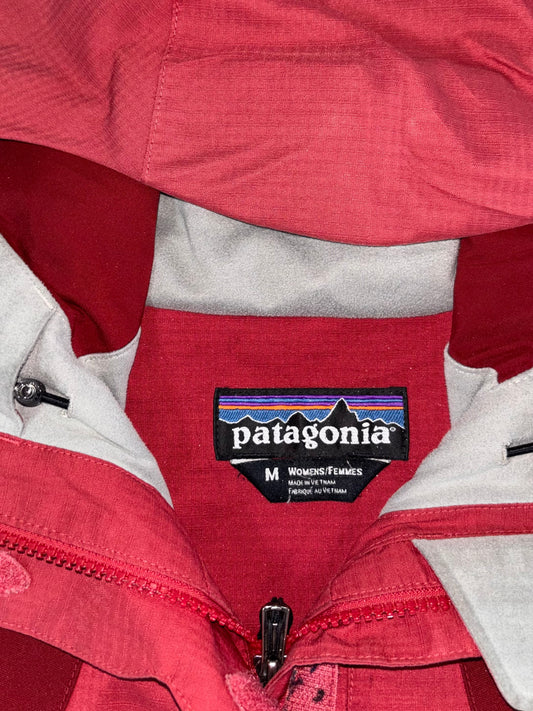 Patagonia Hooded Rain Jacket Red Women's (L)