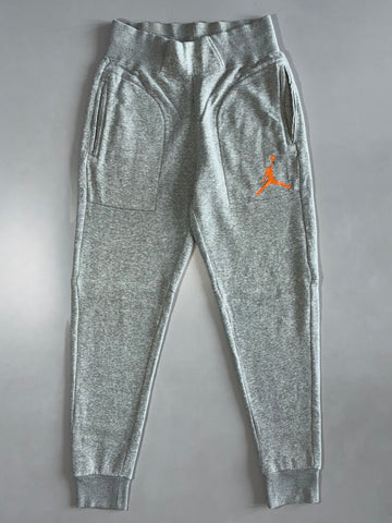 Jordan Grey Orange Jumpman Joggers Elastic (W:30|L:41)