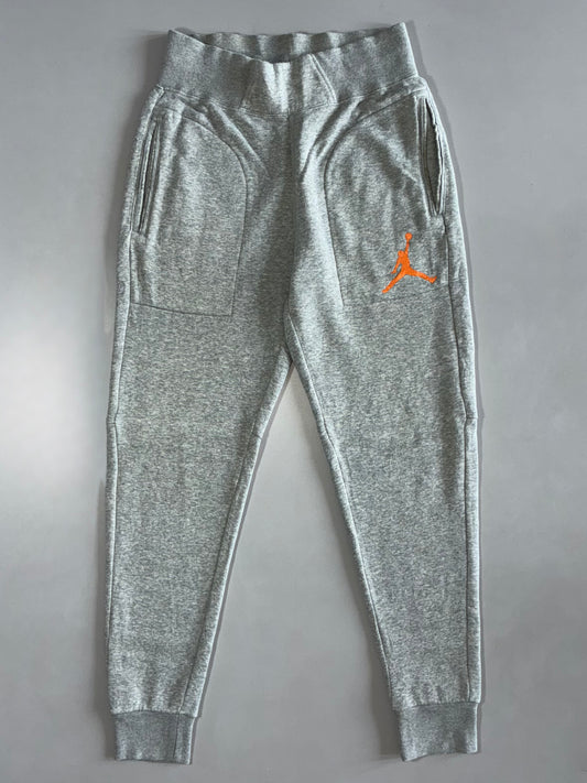 Jordan Grey Orange Jumpman Joggers Elastic (W:30|L:41)