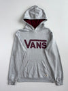 Vans Grey Maroon Classic Logo Hoodie (M)