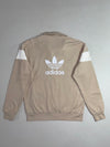 Adidas Originals Colorblock Track Jacket – Beige/White (L)