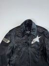 Alpinestars “Racing Ahead” Black Leather Moto Jacket (44) (XS)