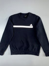 Adidas Reflective Stripe Crewneck Sweatshirt Black (M)