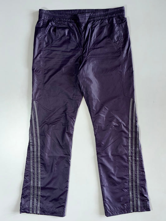 Adidas Purple Shimmer 3-Stripe Track Pants (W:32|L:39)