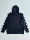 Adidas Originals Black Trefoil 3-Stripes Hoodie (L)