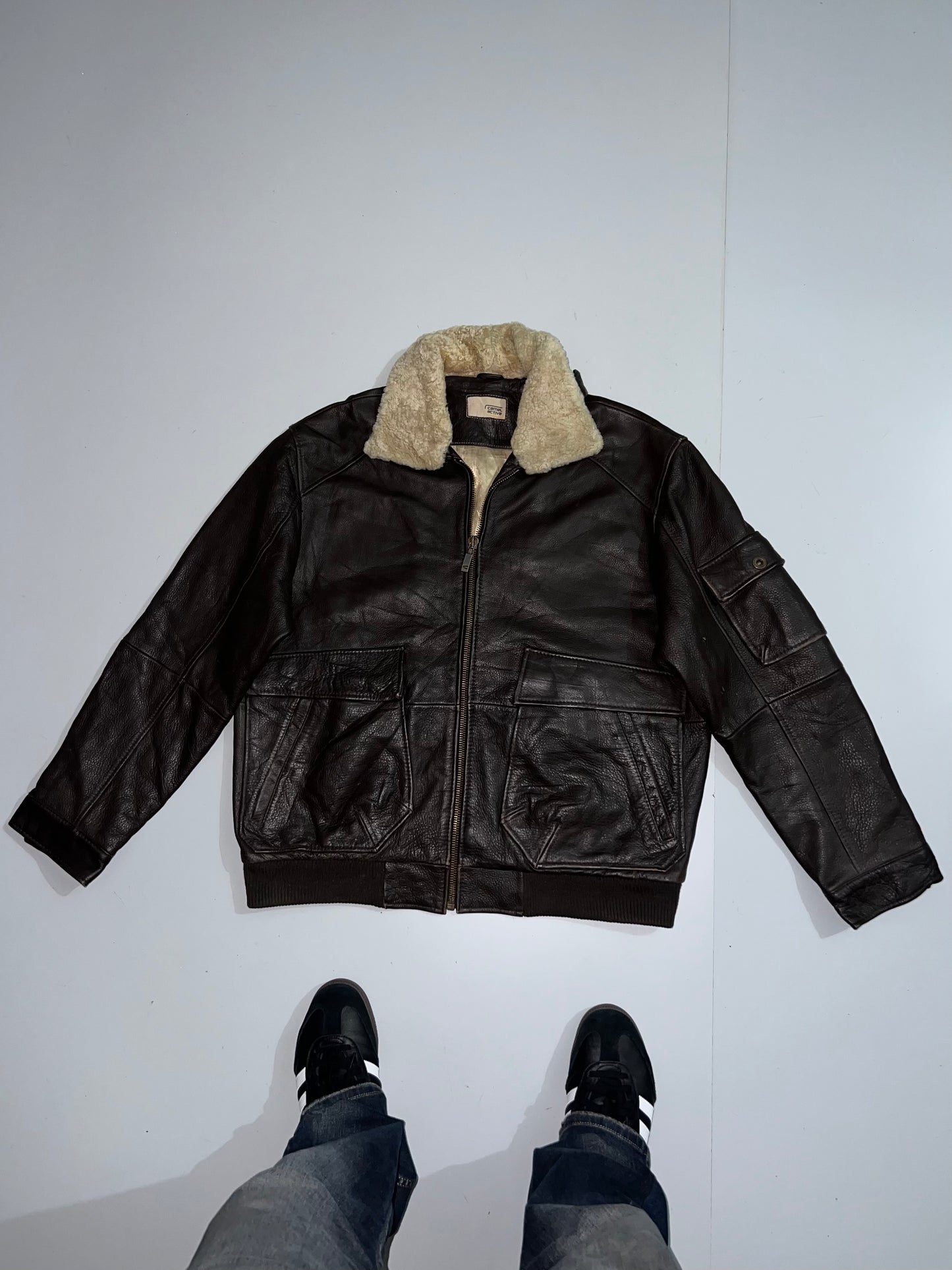 ZCamel Original Leather Jacket (SUPER RARE) (XL/2XL)