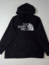 The North Face Camo Logo Pullover Hoodie – Black (2XL/3XL)