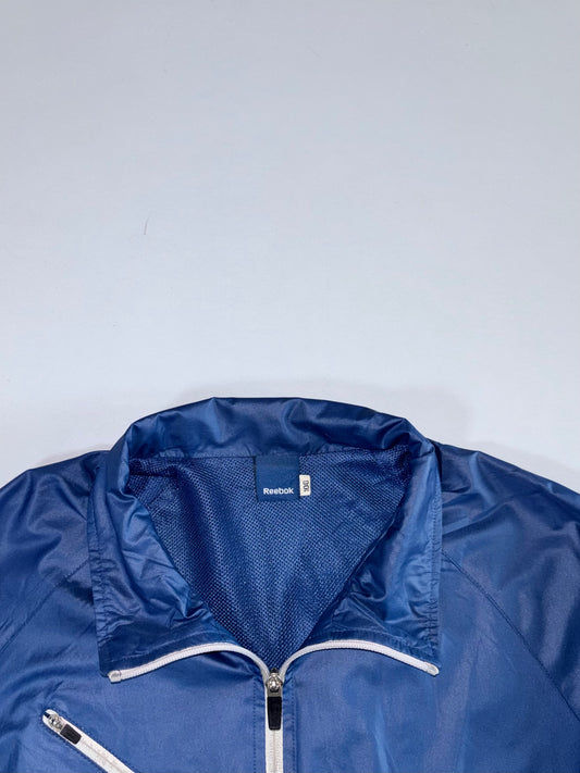 Vintage Reebok Full-Zip Windbreaker Jacket (Navy) – Size (L)