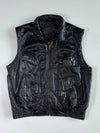 Prince Echtes Leder Multi-Pocket Vest (2XL)