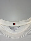 Tommy Hilfiger White Crewneck Sweatshirt – Scribble Heart Graphic (S)