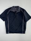 Nike Golf Short Sleeve Half-Zip Pullover – Black/Grey (L/XL)