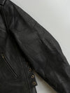 First Gear Original Genuine Leather Vintage Biker Jacket (M)