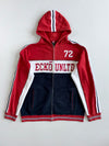 Y2K Ecko Unltd ‘72’ Red Navy Colorblock Zip Hoodie (Xl)