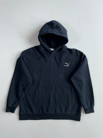 Puma Classics Black Oversized Hoodie (XL)