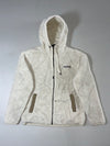 Dickies Cream White Sherpa Hooded Zip Jacket – Authentic Workwear (M)