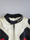 Vintage Dainese Original Pure Italian Leather With Reflective Logo Rack Jacket (M)