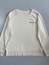 Champion | Elite Script Logo Crewneck Sweatshirt Cream | (L)