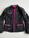 Vanucci Tifoso Women's Black & Pink Motorcycle Riding Jacket (M)