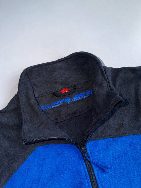 Engelbert Strauss | Blue Black 1/4 Zip Fleece | (L)