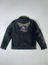 Vintage Harley-Davidson Eagle Wings Zip-Up Field (Padded) Jacket (L/Xl)