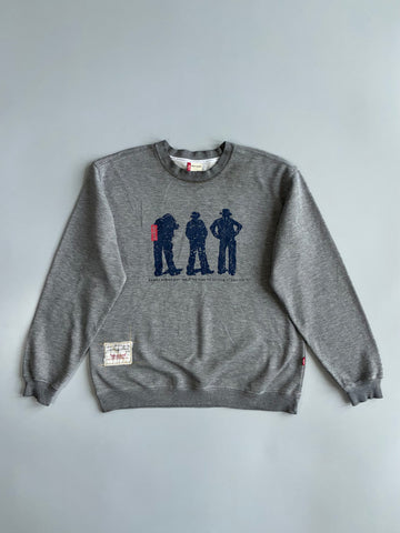 Levi’s Quality Clothing “Jeans Are Put On” Graphic Crewneck (M)
