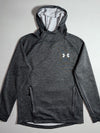 Under Armour | Charcoal ColdGear Fitted Funnel Neck Hoodie (S)