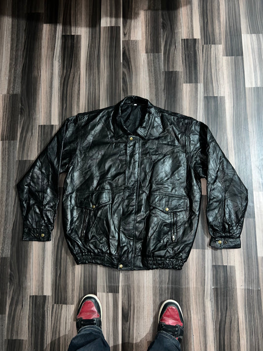 Premium Leather Jacket (not not ironed) 2XL