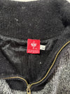 Engelbert Strauss Marled Wool-Blend Half-Zip Knit – Grey/Black (XL)