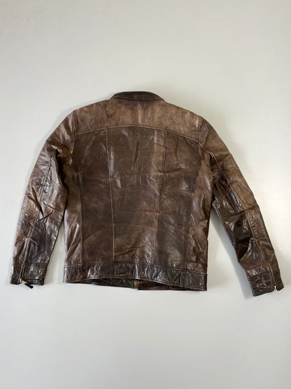ZZara Man Original Leather Jacket (M)