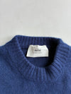 AMI Paris Navy Ami de Coeur Tonal Logo Knit Sweater (S)