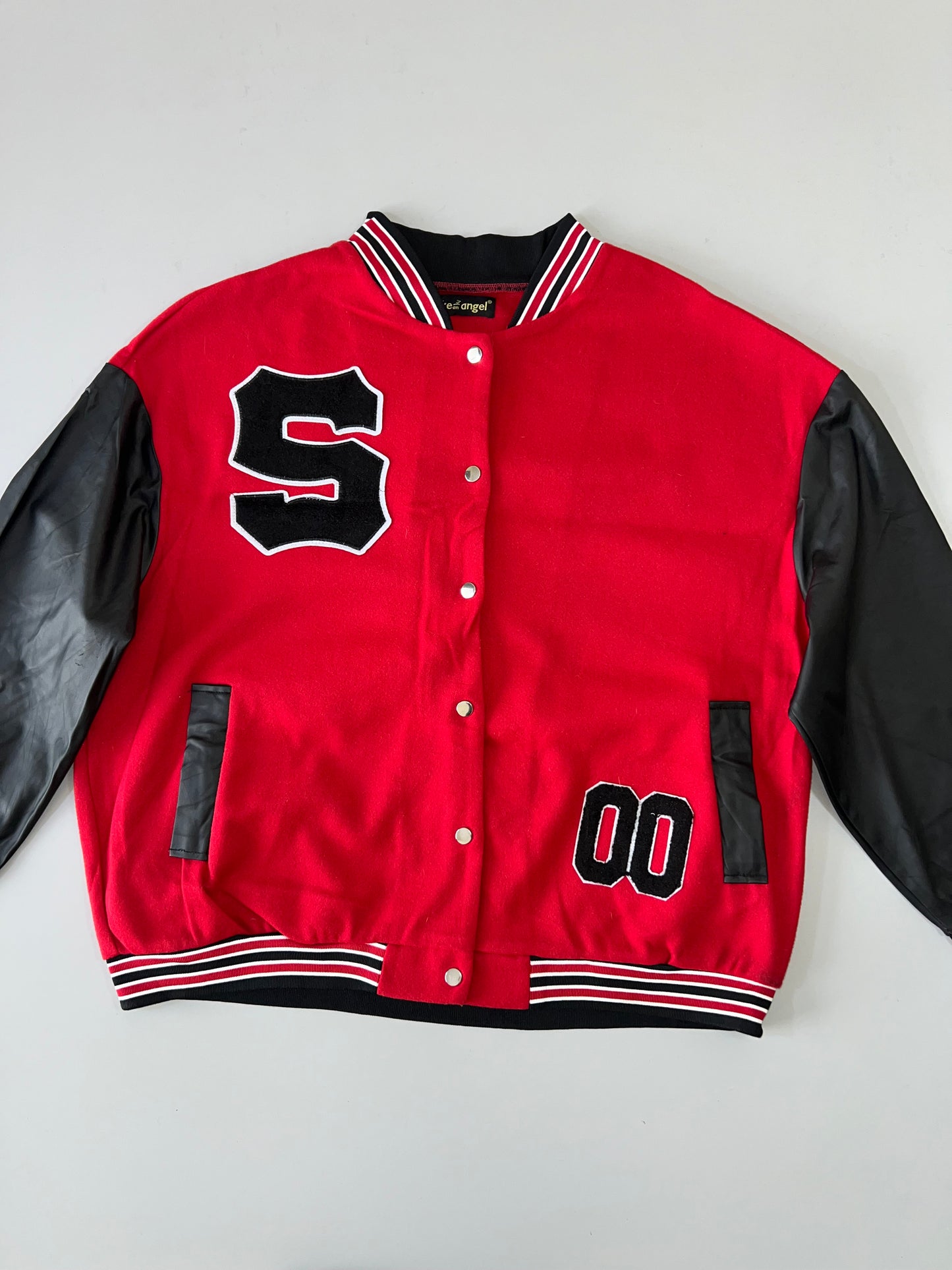 !                                                                                                                                                                                                       Super Premium Varsity Jacket (Leather sleeves) (XL/2XL)