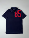 Tommy Hilfiger Slim Fit Polo – Navy with Red “85” Graphic, (L)