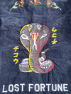 Jack & John’s Premium Fully Embroidered Snake Denim Jacket (M)