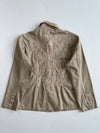 Marley & Co ‘Burnin 1945’ Khaki Military Shirt Jacket (L)