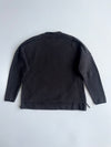 Adidas Black Crewneck Sweatshirt (Zip Hem Pockets) (M)