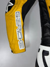 Hein Gericke Full Leather Motorcycle Racing Suit (PADDED) (Leather Jacket Size : S) (Leather Pant  :W:28|L:37) W/ Sliders