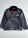 JNCO Jeans Snake Logo Tie-Dye Fleece Half-Zip  (XL)