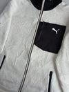 Puma Sherpa Fleece Jacket – White/Black (S)