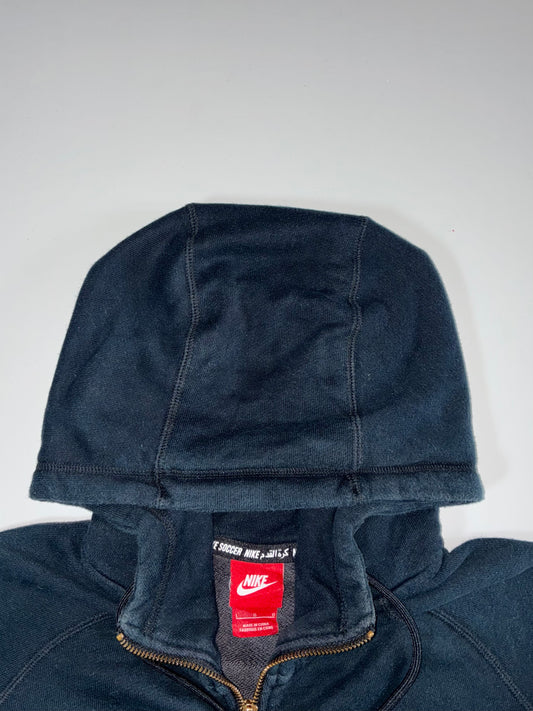 Nike F.C. Gold Zip Track Hoodie Navy (L/XL)