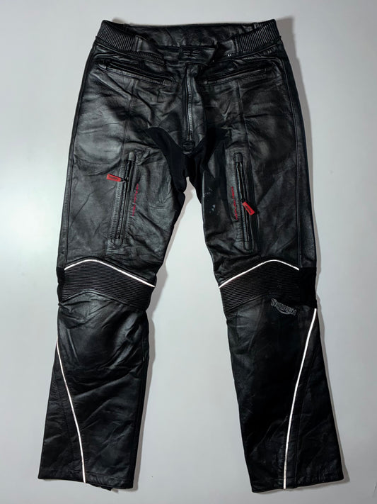 Triumph Motorcycles Leather Biker Pants (W:32 |L:42)