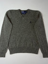 Polo Ralph Lauren Lambswool V-Neck Sweater – Heather Grey (S)