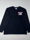 Majestic MLB Pittsburgh Pirates Jolly Roger Long Sleeve T-Shirt – Black (2XL)