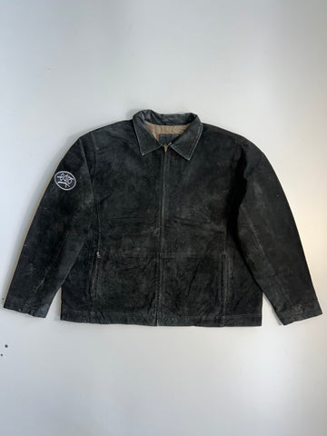 ZSuper Premium Original Sued Leather Jacket (3XL)